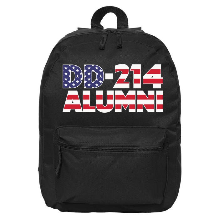 DD 214 Alumni US Flag 16 in Basic Backpack
