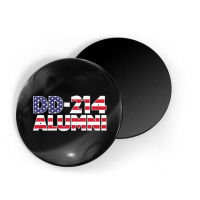 DD 214 Alumni US Flag Magnet