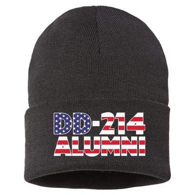 DD 214 Alumni US Flag Sustainable Knit Beanie