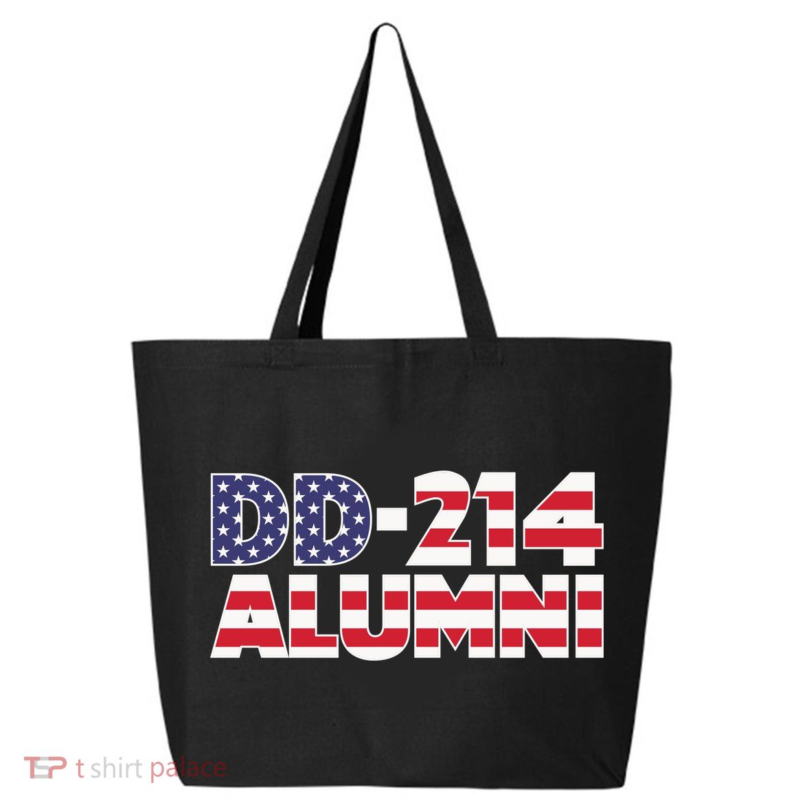 DD 214 Alumni US Flag 25L Jumbo Tote