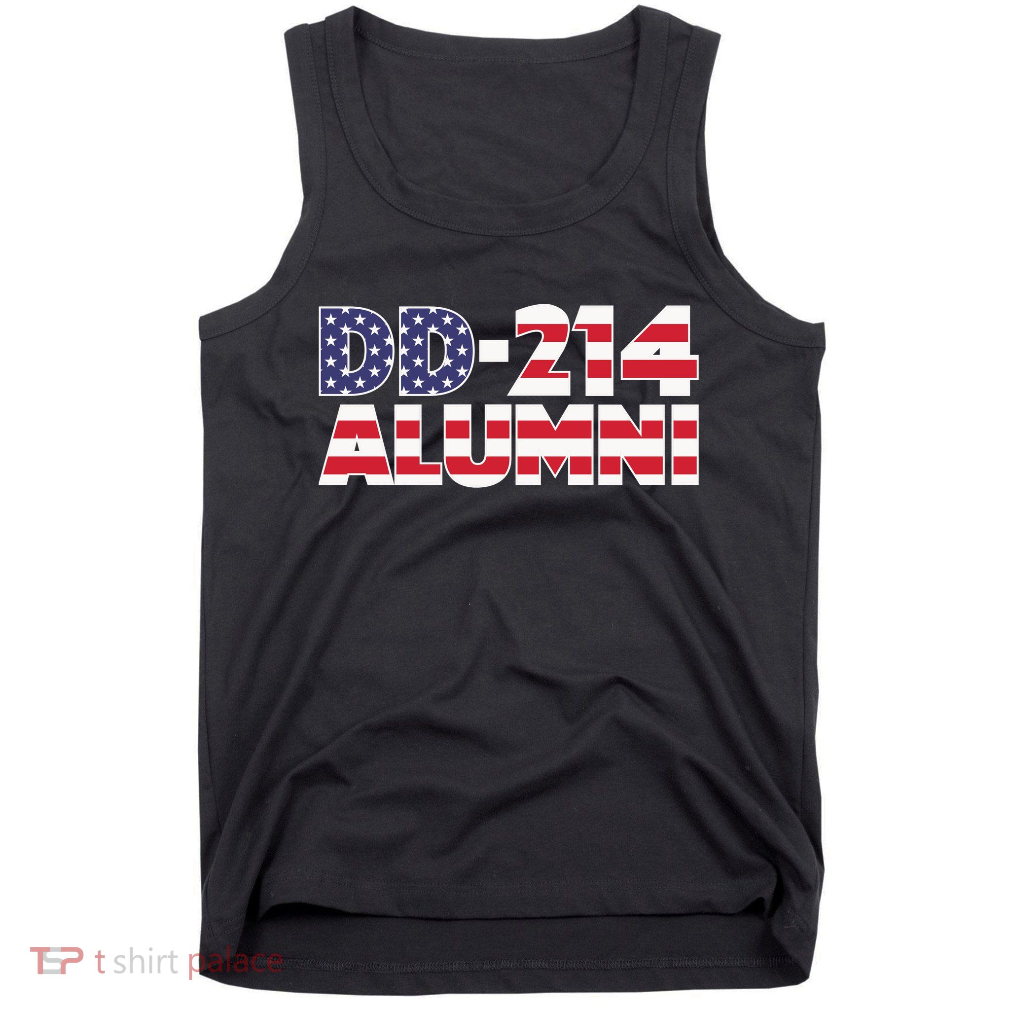 DD 214 Alumni US Flag Tank Top