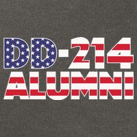 DD 214 Alumni US Flag Cotton Canvas Backpack
