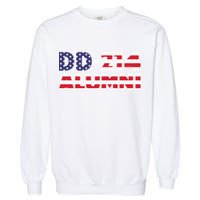 DD 214 Alumni US Flag Garment-Dyed Sweatshirt