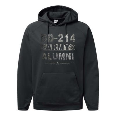 DD 214 Army Alumni Military Veteran Retirement Gifts Performance Fleece Hoodie