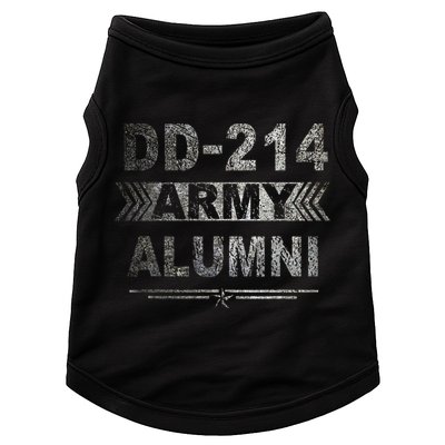 DD 214 Army Alumni Military Veteran Retirement Gifts Doggie Tank