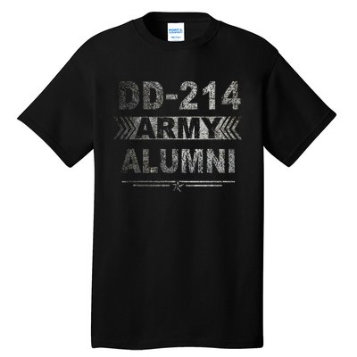 DD 214 Army Alumni Military Veteran Retirement Gifts Tall T-Shirt