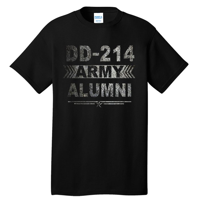 DD 214 Army Alumni Military Veteran Retirement Gifts Tall T-Shirt