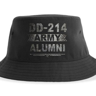 DD 214 Army Alumni Military Veteran Retirement Gifts Sustainable Bucket Hat