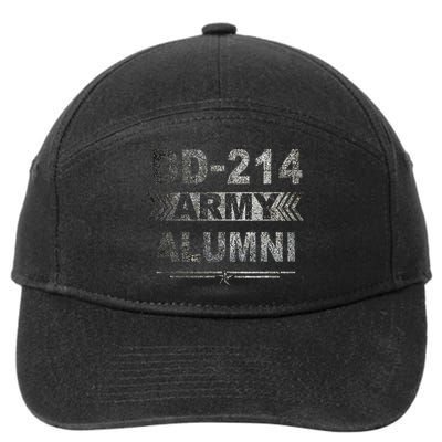 DD 214 Army Alumni Military Veteran Retirement Gifts 7-Panel Snapback Hat