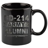 DD 214 Army Alumni Military Veteran Retirement Gifts 11oz C Handle Ceramic Mug