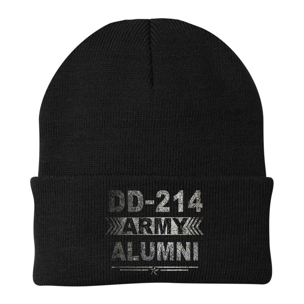 DD 214 Army Alumni Military Veteran Retirement Gifts Beanie