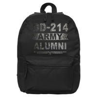 DD 214 Army Alumni Military Veteran Retirement Gifts 16 in Basic Backpack