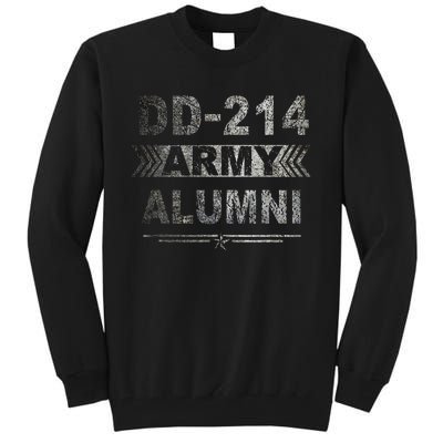 DD 214 Army Alumni Military Veteran Retirement Gifts Tall Sweatshirt