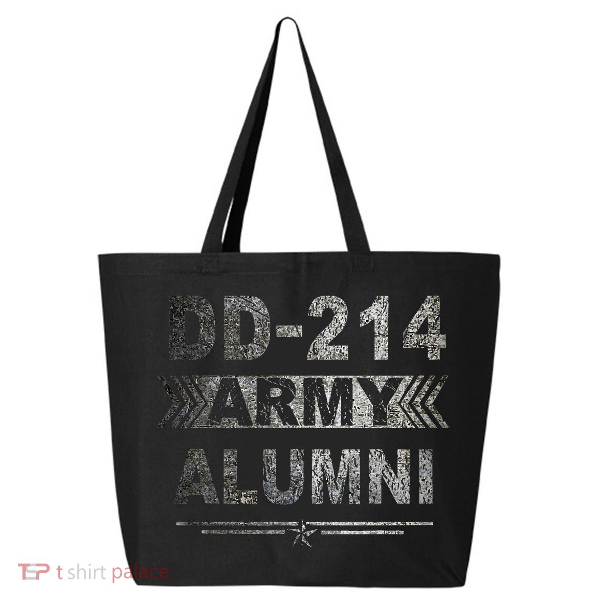 DD 214 Army Alumni Military Veteran Retirement Gifts 25L Jumbo Tote