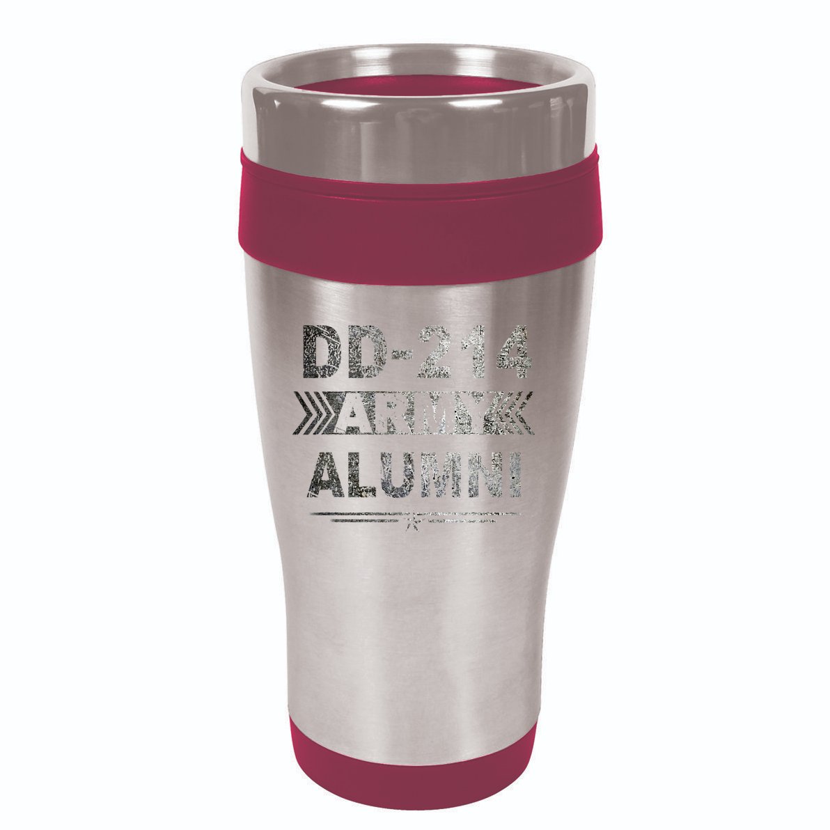 DD 214 Army Alumni Military Veteran Retirement Gifts 16oz Travel Tumbler