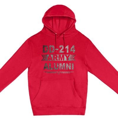 DD 214 Army Alumni Military Veteran Retirement Gifts Premium Pullover Hoodie