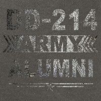 DD 214 Army Alumni Military Veteran Retirement Gifts Cotton Canvas Backpack