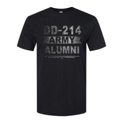 DD 214 Army Alumni Military Veteran Retirement Gifts Softstyle® CVC T-Shirt