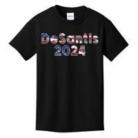 DeSantis 2024 American Flag Kids T-Shirt