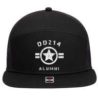 DD 214 Alumni Army 7 Panel Mesh Trucker Snapback Hat