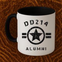 DD 214 Alumni Army Mug