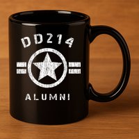 DD 214 Alumni Army 11oz C Handle Ceramic Mug