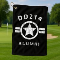 DD 214 Alumni Army Golf Towel