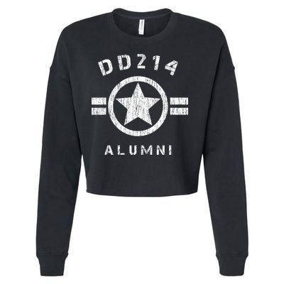 DD 214 Alumni Army Cropped Pullover Crew