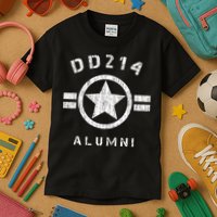 DD 214 Alumni Army Kids T-Shirt