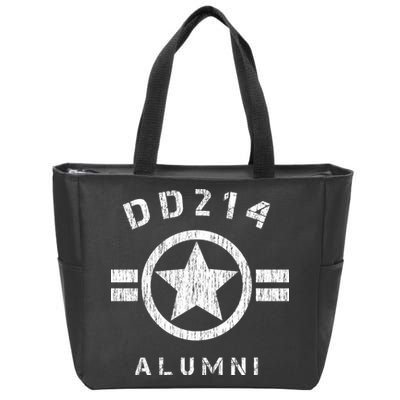 DD 214 Alumni Army Zip Tote Bag