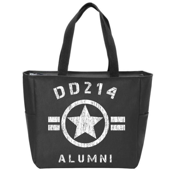 DD 214 Alumni Army Zip Tote Bag