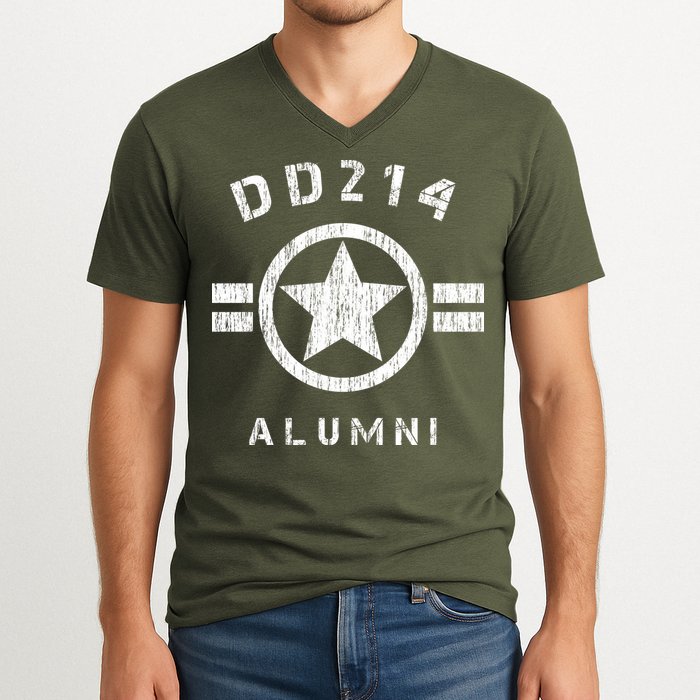 DD 214 Alumni Army V-Neck T-Shirt