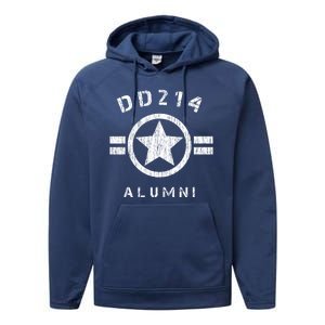 DD 214 Alumni Army Performance Fleece Hoodie