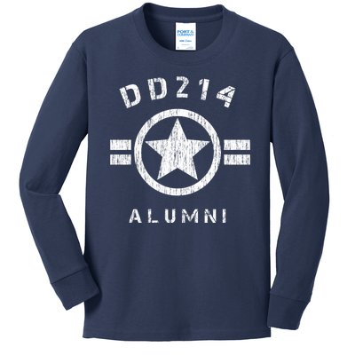 DD 214 Alumni Army Kids Long Sleeve Shirt