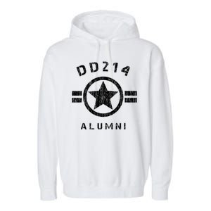 DD 214 Alumni Army Garment-Dyed Fleece Hoodie