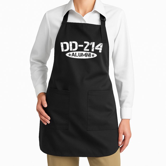 Dd 214 Alumni Full-Length Apron With Pockets