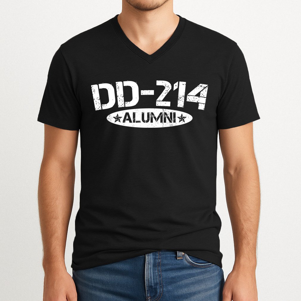 Dd 214 Alumni V-Neck T-Shirt