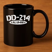 Dd 214 Alumni 11oz C Handle Ceramic Mug