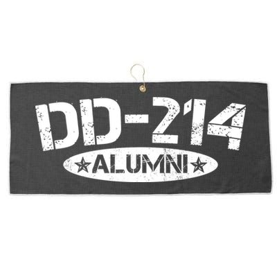 Dd 214 Alumni Large Microfiber Waffle Golf Towel