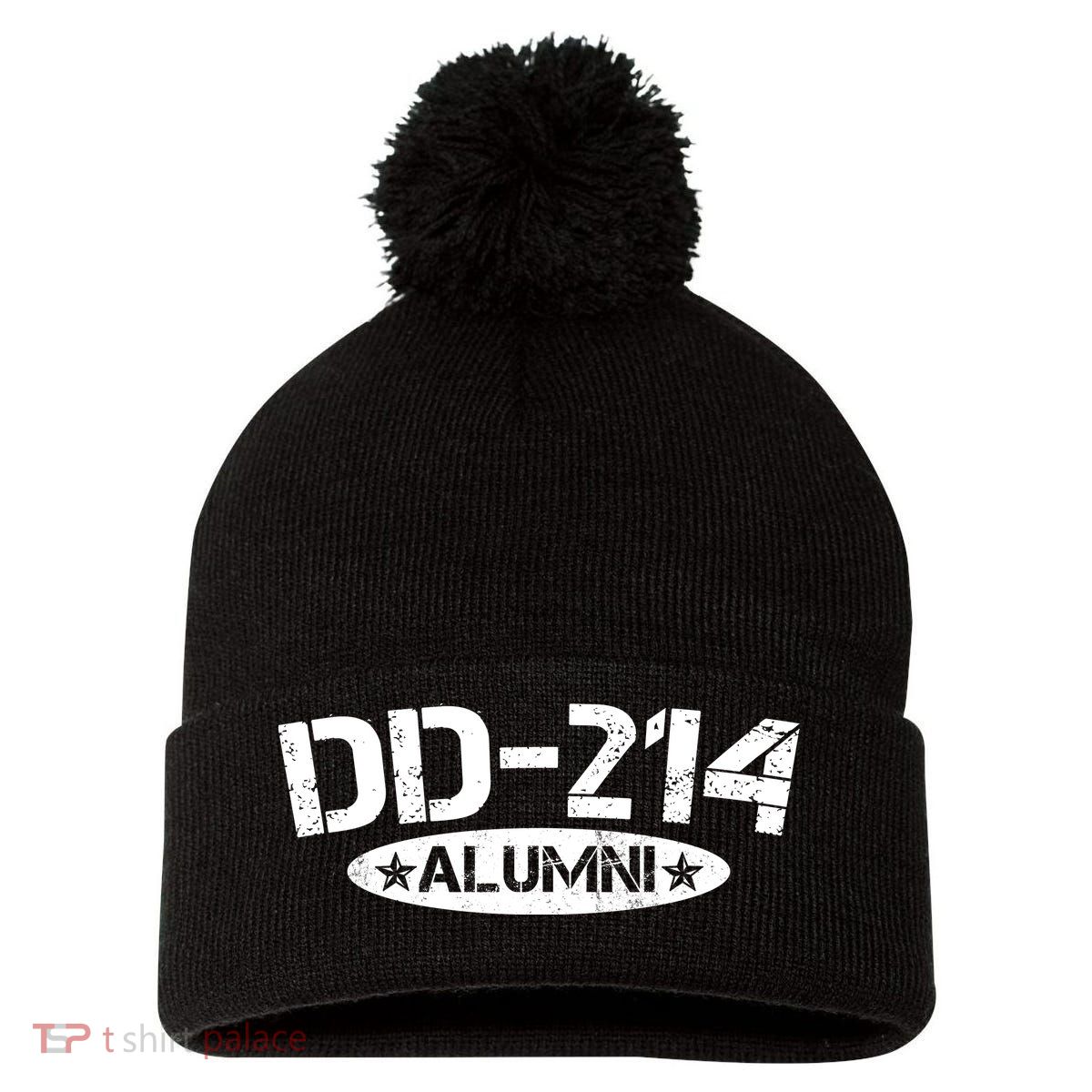 Dd 214 Alumni Pom Pom 12in Knit Beanie