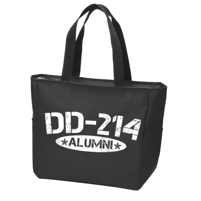 Dd 214 Alumni Zip Tote Bag