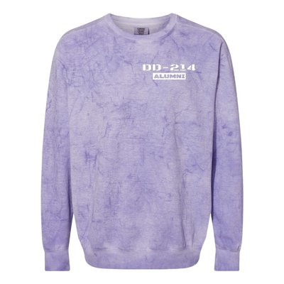 Dd 214 Alumni Colorblast Crewneck Sweatshirt