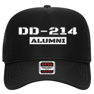 Dd 214 Alumni High Crown Mesh Back Trucker Hat