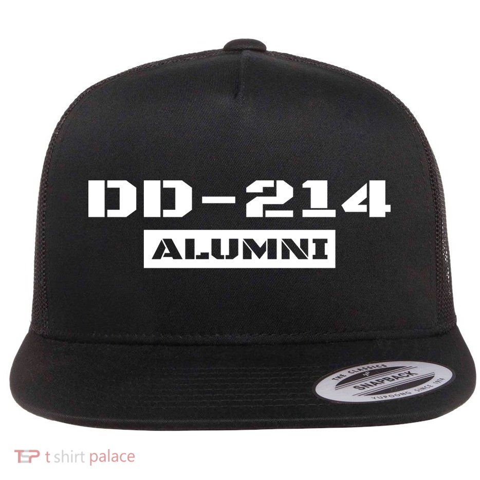 Dd 214 Alumni Flat Bill Trucker Hat