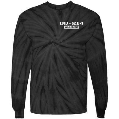 Dd 214 Alumni Tie-Dye Long Sleeve Shirt