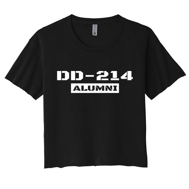 Dd 214 Alumni Crop Top