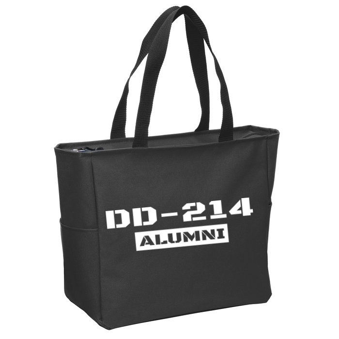 Dd 214 Alumni Zip Tote Bag