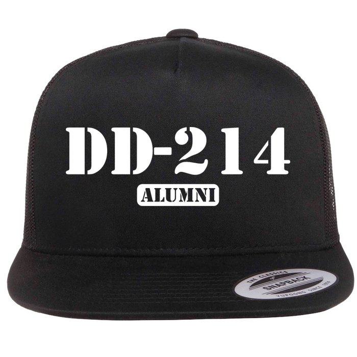 DD 214 Alumni Flat Bill Trucker Hat