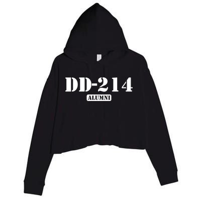 DD 214 Alumni Crop Fleece Hoodie