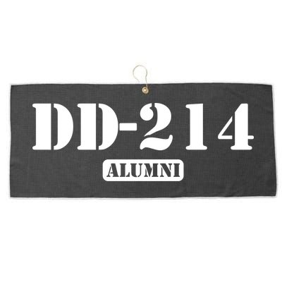 DD 214 Alumni Large Microfiber Waffle Golf Towel